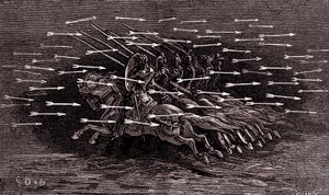 Ludovico AriostoによるOrlando Furioso 作： Gustave Dore